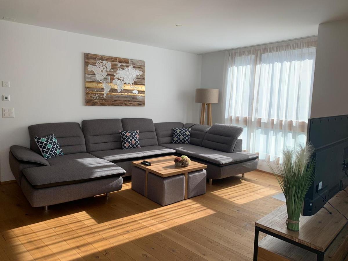 Montanas - Luxuswohnung Mit Kamin - Nahe Caumasee & Talstation Flims Exterior foto